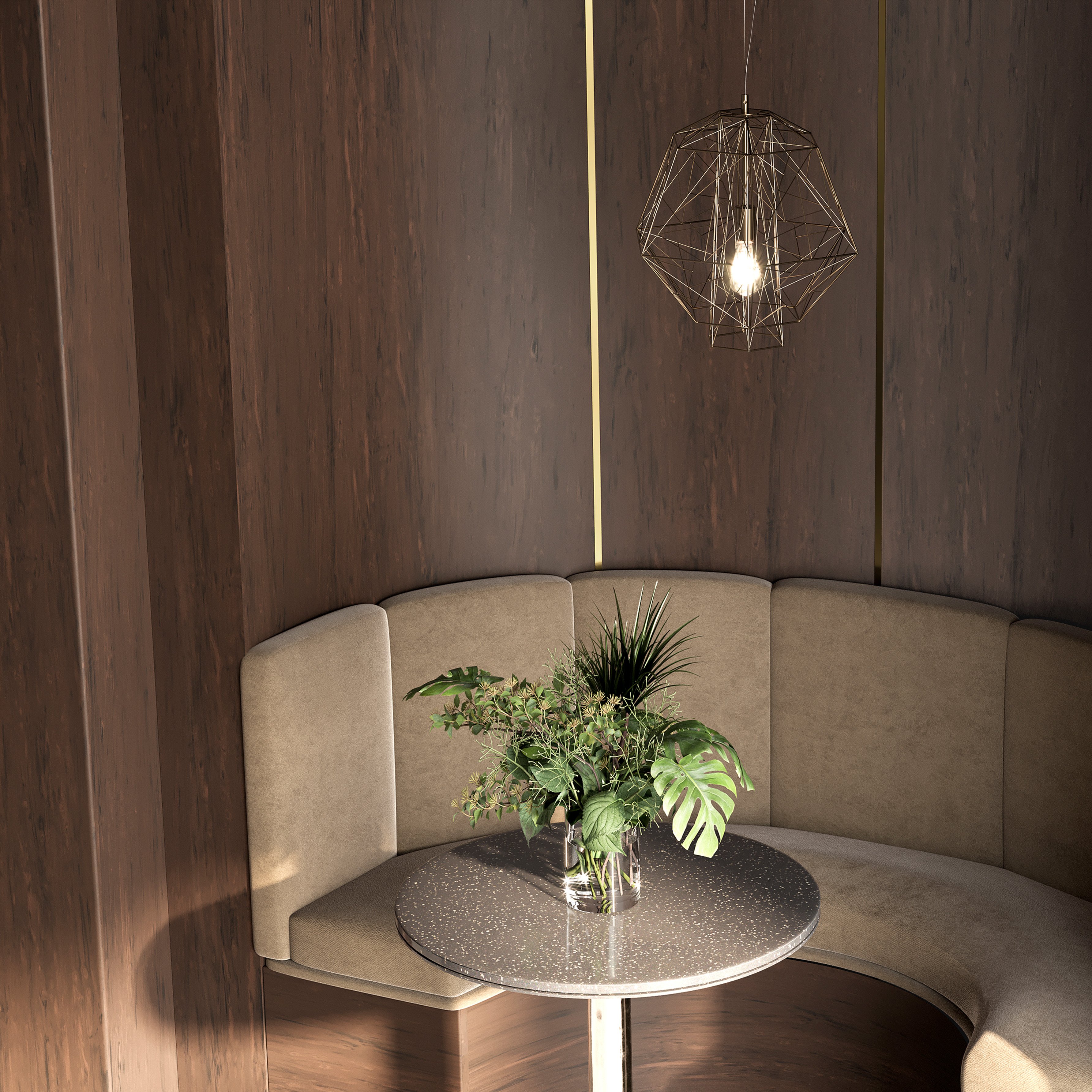 LUXURY Series Hickory: Planchas de Solid Surface Krion® 